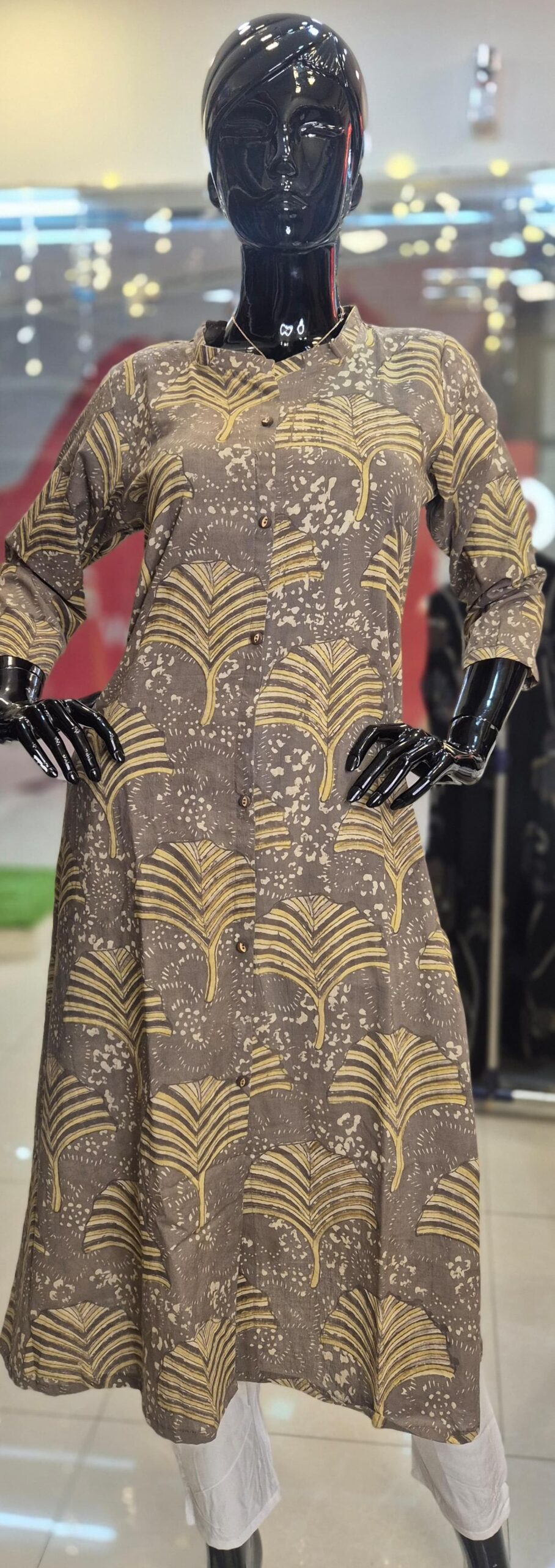 Jaipuri Cotton Aline Kurti
